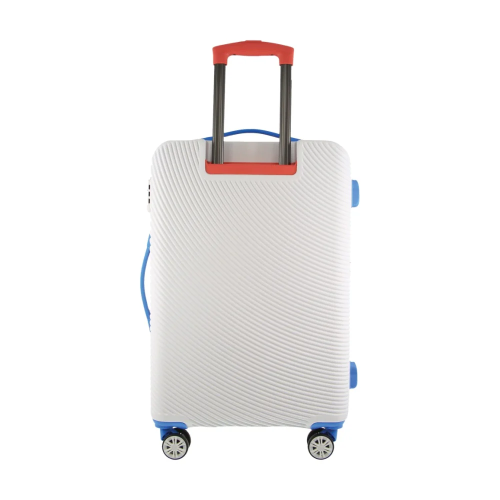 GAP Stripe Travel Hard-Shell Suitcase Medium Luggage 67x46cm White - Image 4
