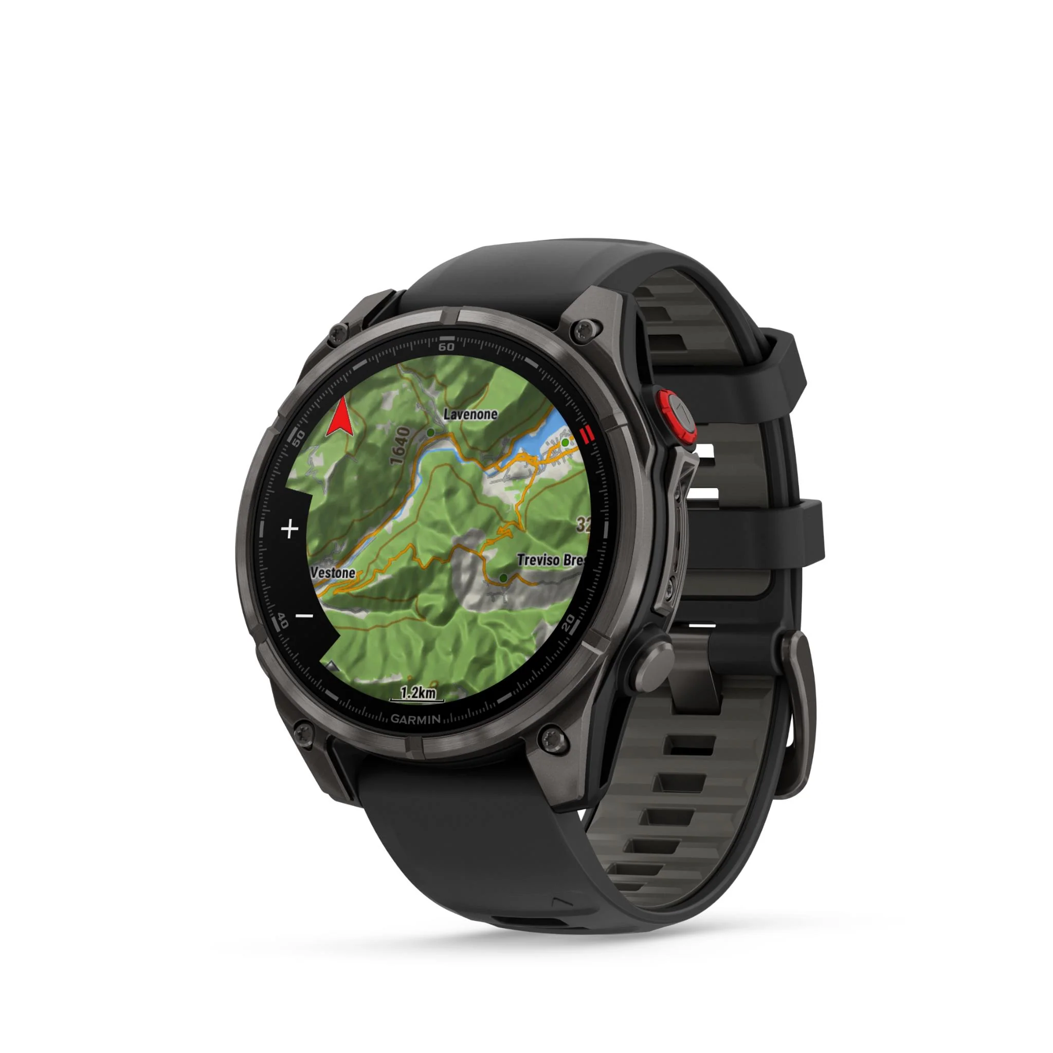 Garmin Fenix 8 Pro 47mm AMOLED Sapphire Edition Carbon Grey Titanium with Black + Pebble Grey Band - Image 10