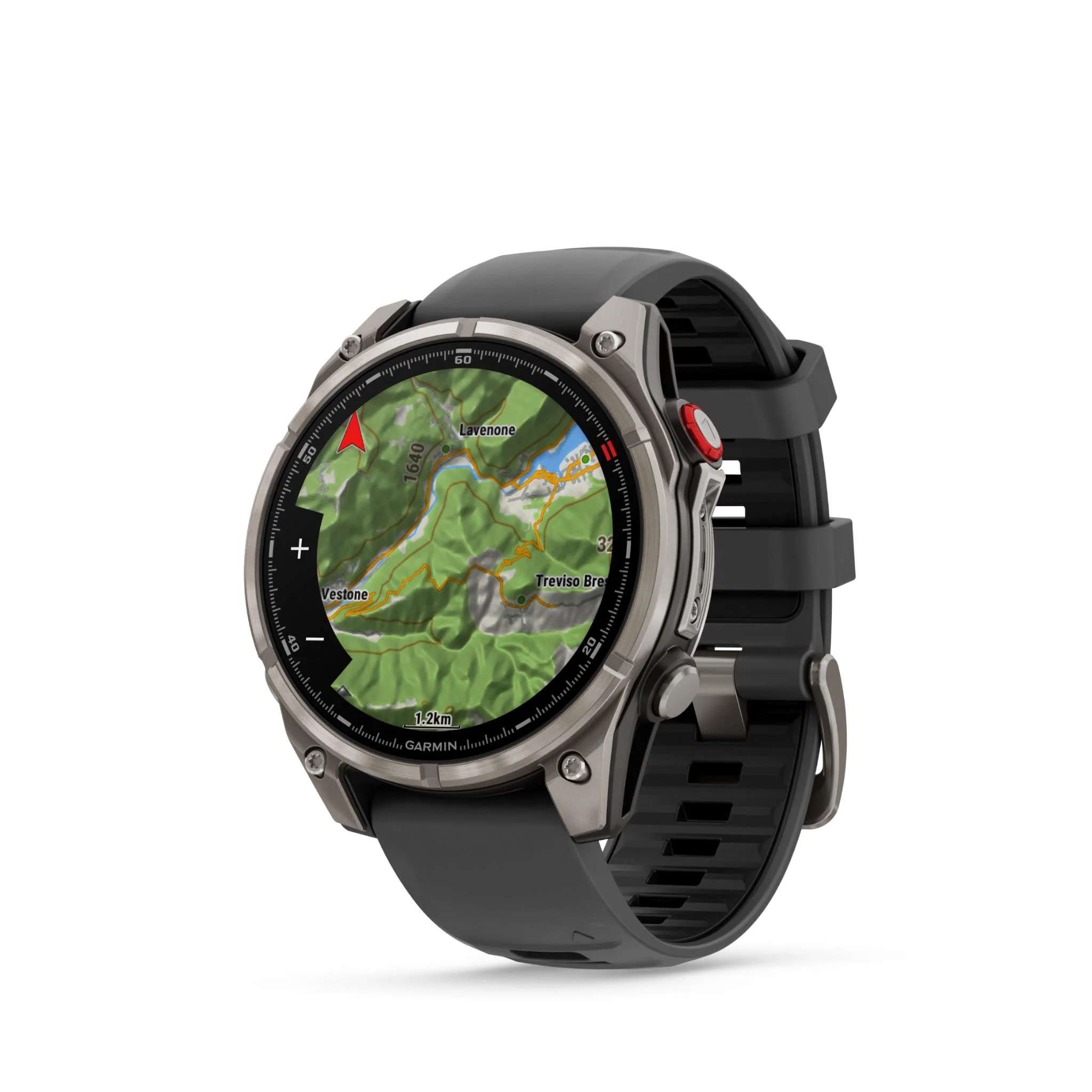 Garmin Fenix 8 Pro 47mm AMOLED Sapphire Edition Titanium with Graphite + Black Band - Image 8