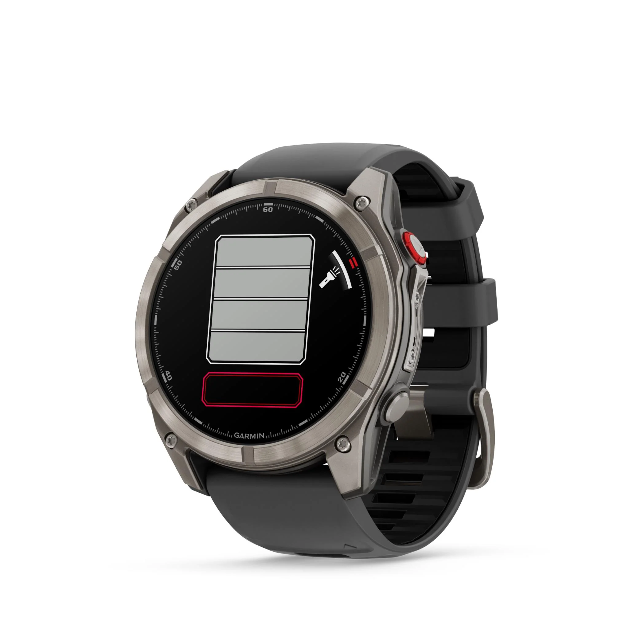 Garmin Fenix 8 Pro 51mm AMOLED Sapphire Edition Titanium with Graphite + Black Band - Image 5