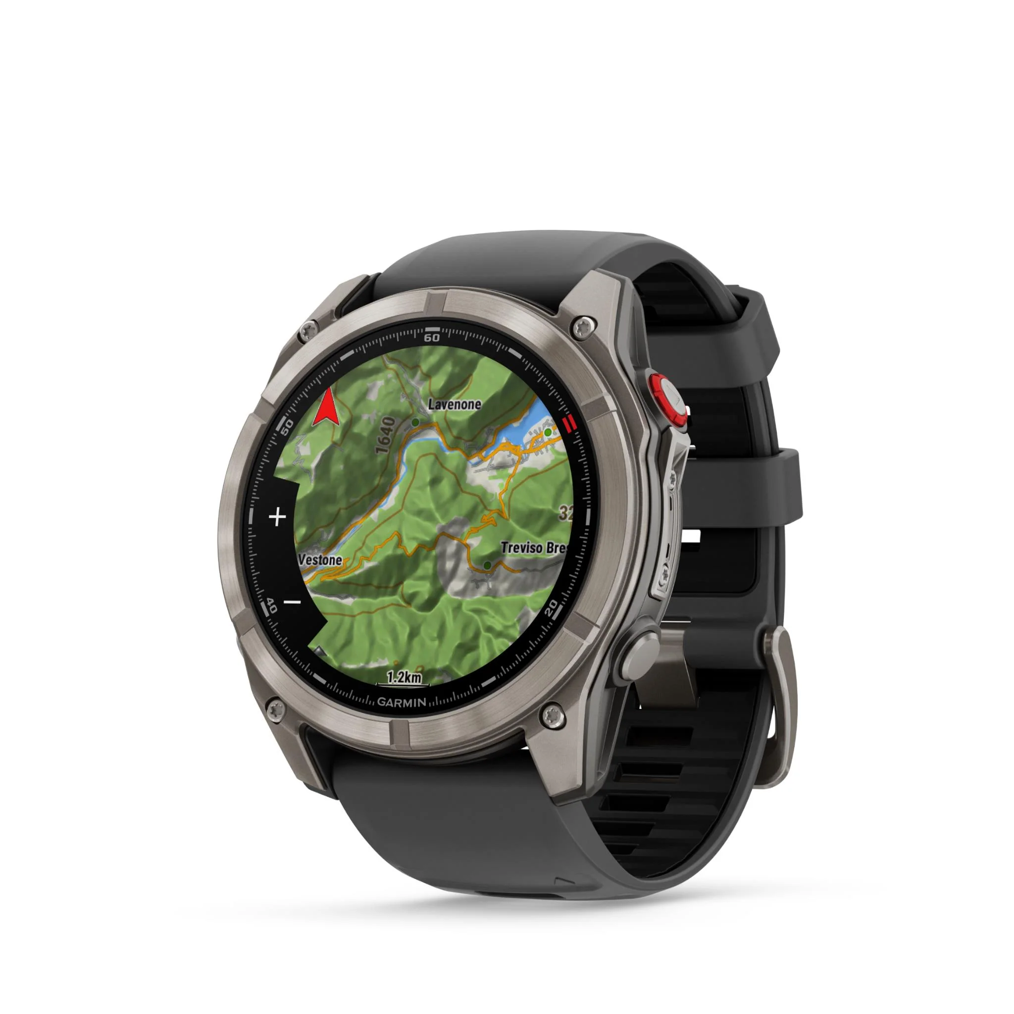 Garmin Fenix 8 Pro 51mm AMOLED Sapphire Edition Titanium with Graphite + Black Band - Image 8