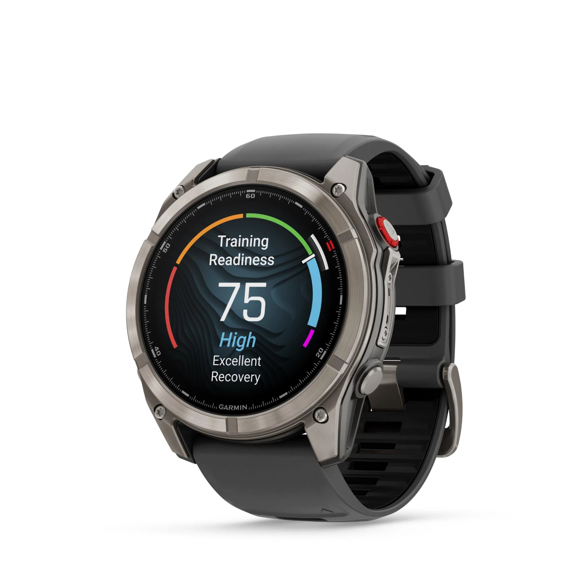 Garmin Fenix 8 Pro 51mm AMOLED Sapphire Edition Titanium with Graphite + Black Band - Image 9