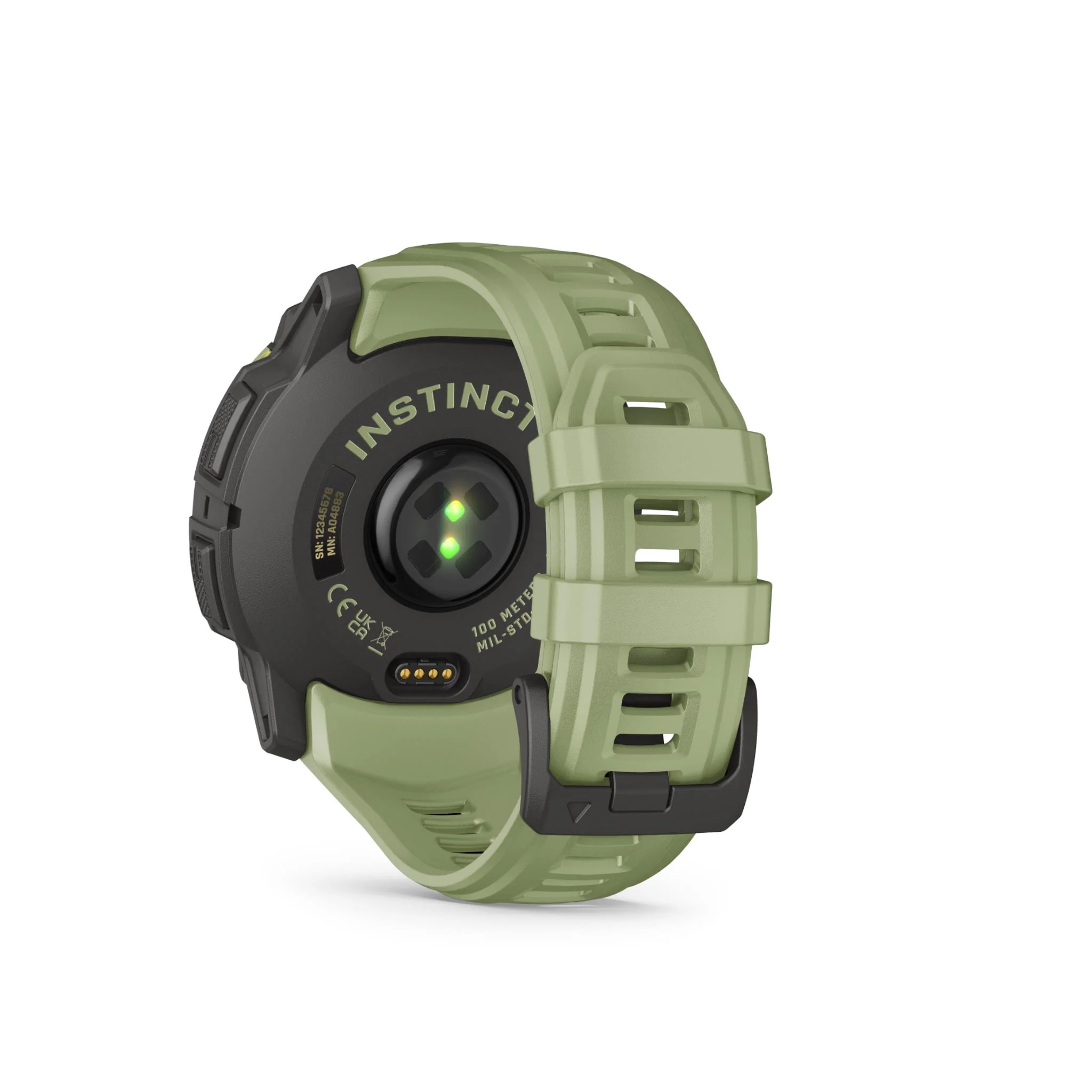 Garmin Instinct 3 50mm AMOLED  Smart Watch (Green) - Image 3