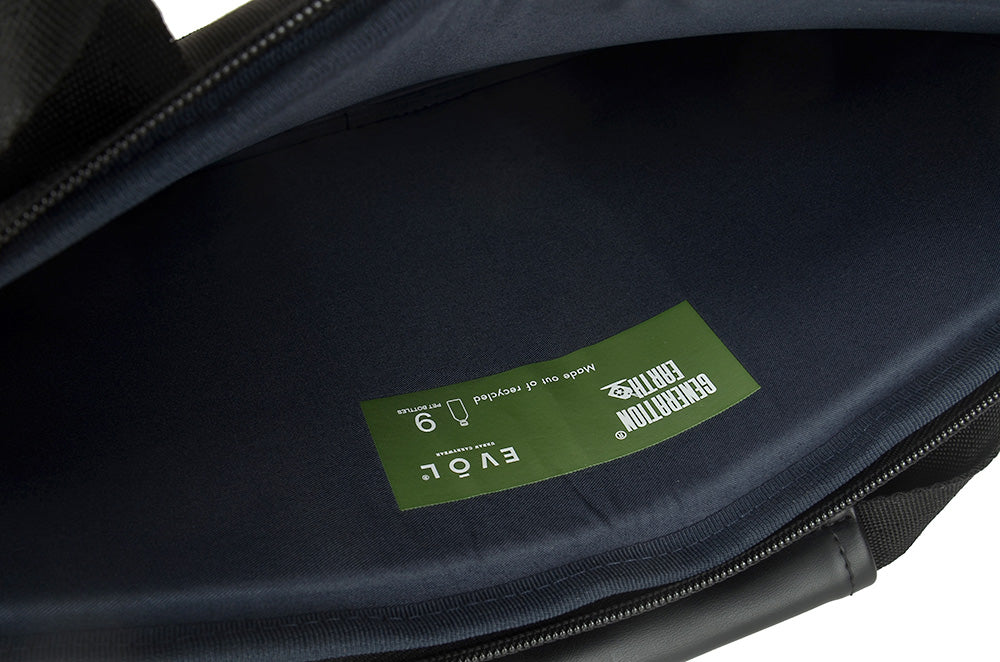 Generation Earth 13.3" Slim Laptop Briefcase (Black) - Image 5