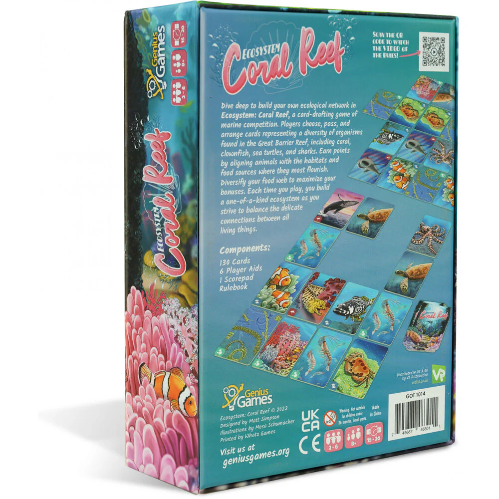 Genius Games Ecosystem: Coral Reef Kids/Children Strategy Board Game 10y+ - Image 2