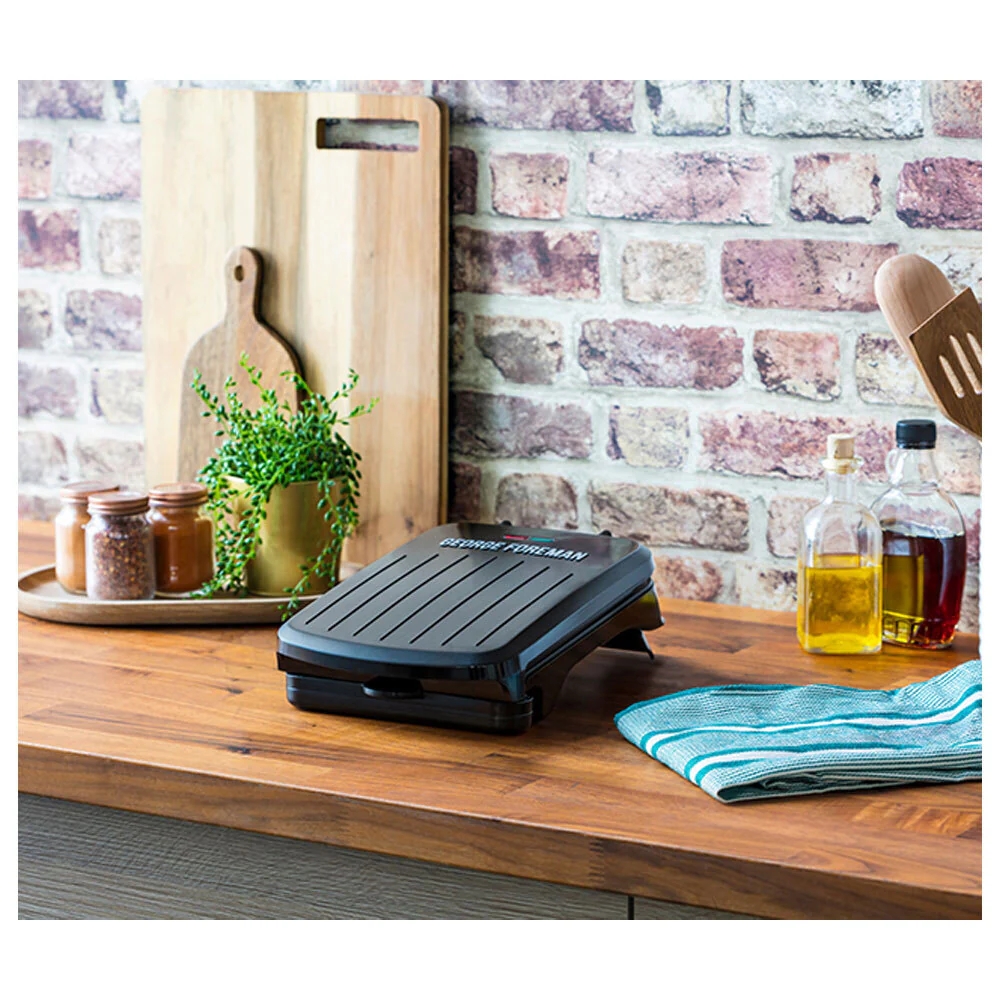 George Foreman 27cm Flexe Electric Griller Press Small Non Stick Food Cooking - Image 2