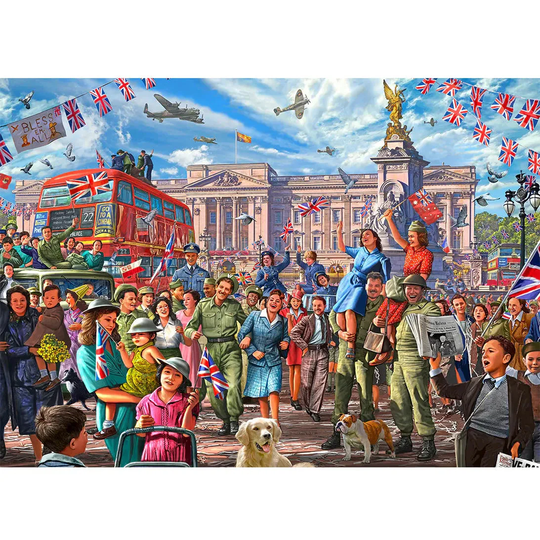 Gibsons 1000pc Final Days of War Puzzle - Image 2