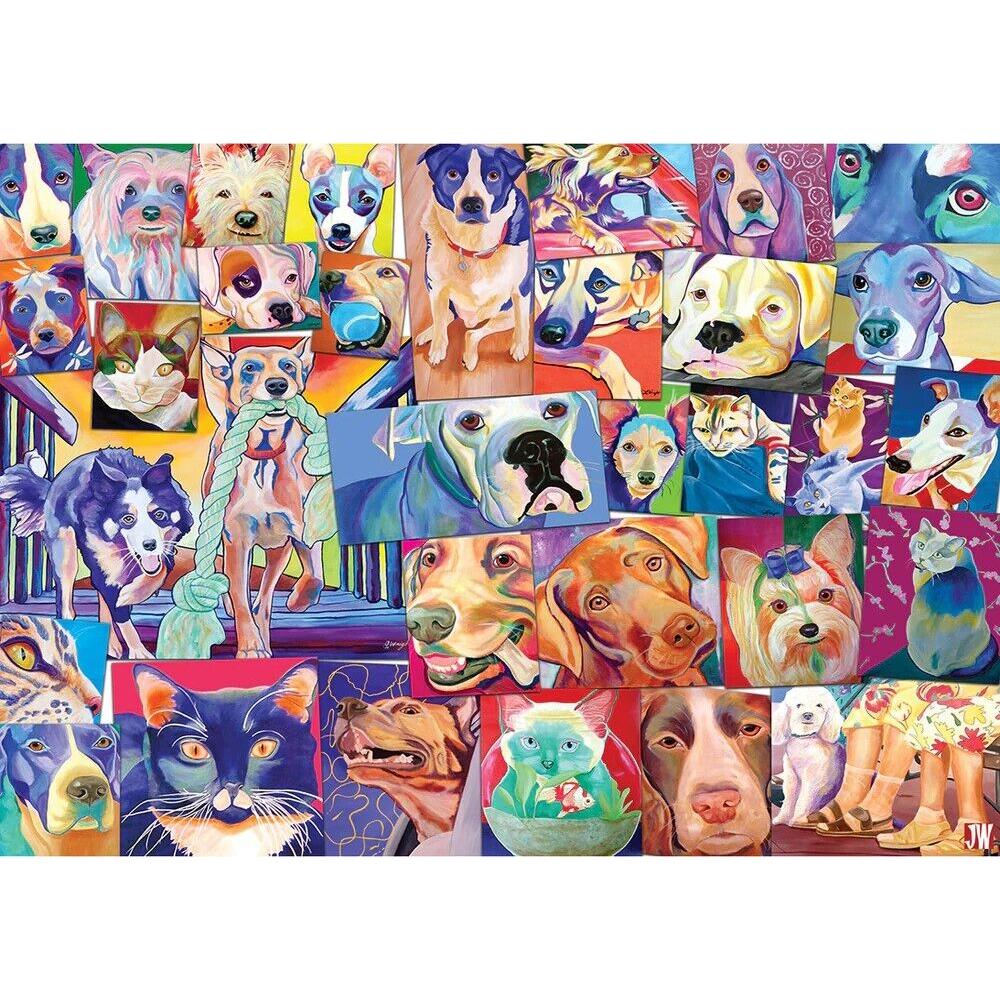 Gibsons 1000pc World of Cats and Dogs Puzzle - Image 2