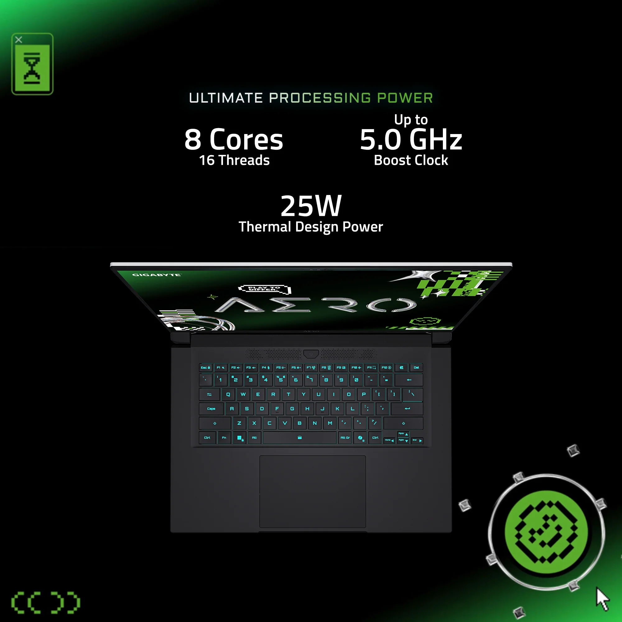 GIGABYTE AERO X16 | RTX 5070 | Ryzen AI 7 350 | Gaming Laptop - Image 10