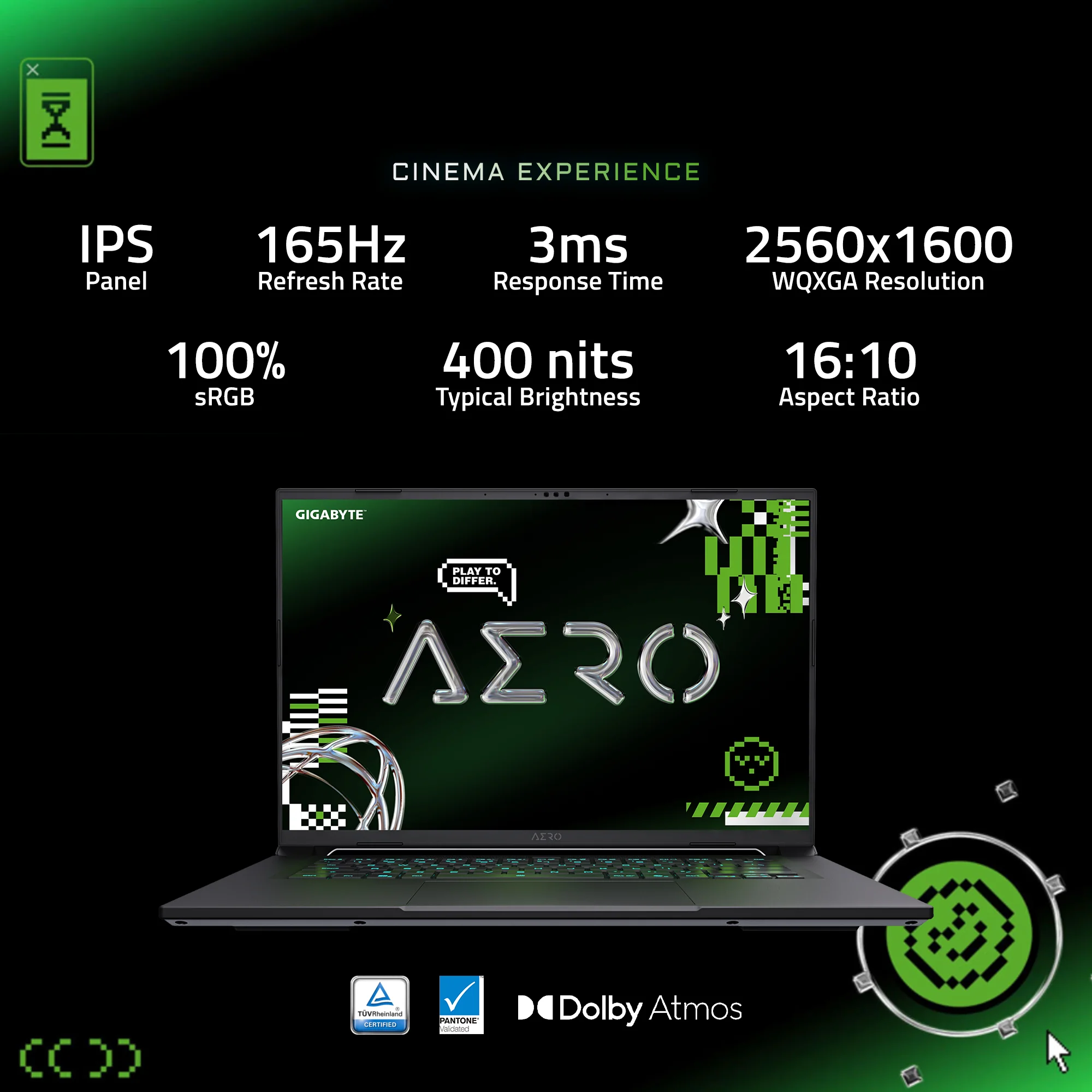 GIGABYTE AERO X16 | RTX 5070 | Ryzen AI 7 350 | Gaming Laptop - Image 7