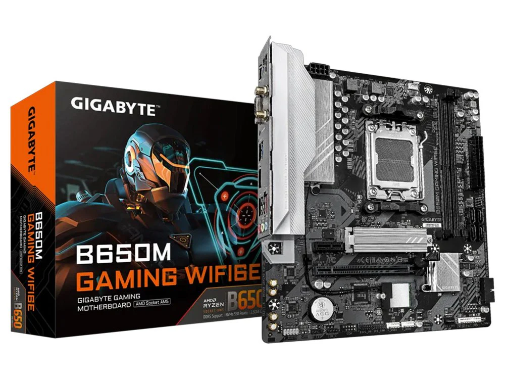 GIGABYTE B650M GAMING WIFI6E AM5 Micro-ATX Motherboard - Image 4