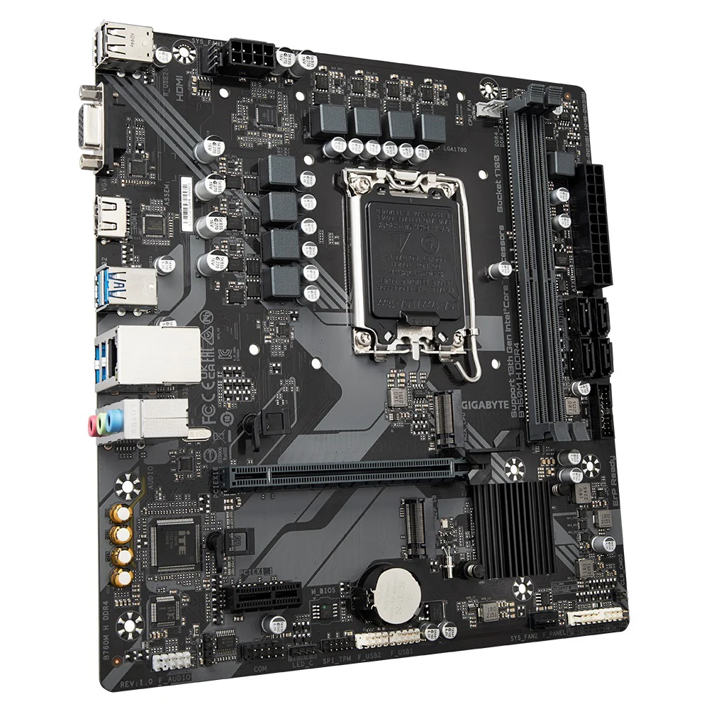 Gigabyte B760M H DDR4 Intel LGA 1700 Motherboard - Image 3