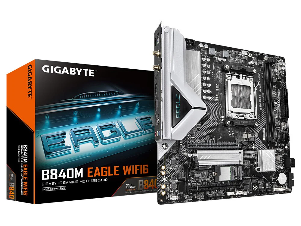 Gigabyte B840M Eagle WIFI6 AM5 mATX Motherboard - Image 4