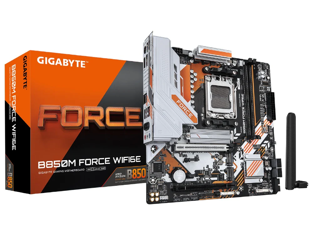 GIGABYTE B850M FORCE WIFI6E rev 1.0 AM5 mATX Motherboard - Image 4