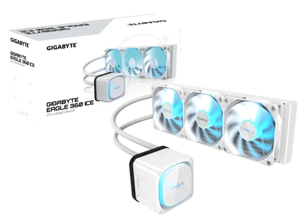 Gigabyte Eagle Ice 360 ARGB AIO CPU Cooler (White) - Image 5
