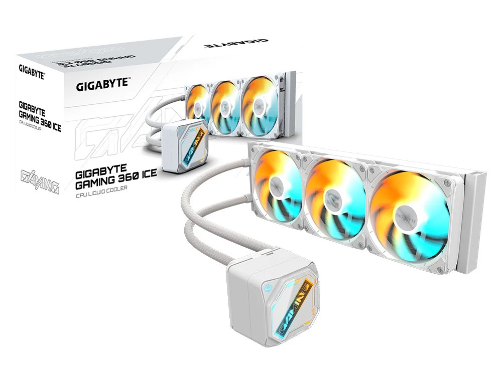 Gigabyte Gaming 360 ICE ARGB All-in-One CPU Cooler - White - Image 5