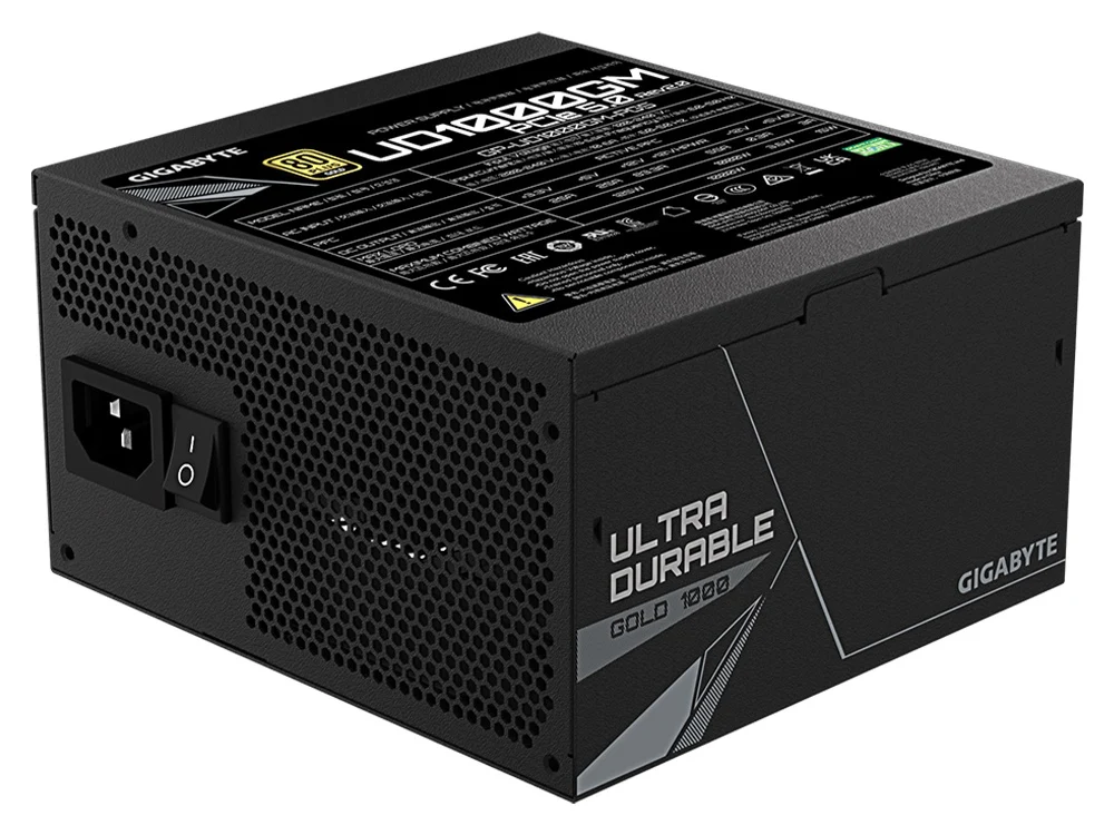 Gigabyte UD1000GM PG5 rev. v2 1000W 80+ Gold Fully Modular PCIe Gen 5.0 ATX Power Supply - Image 5