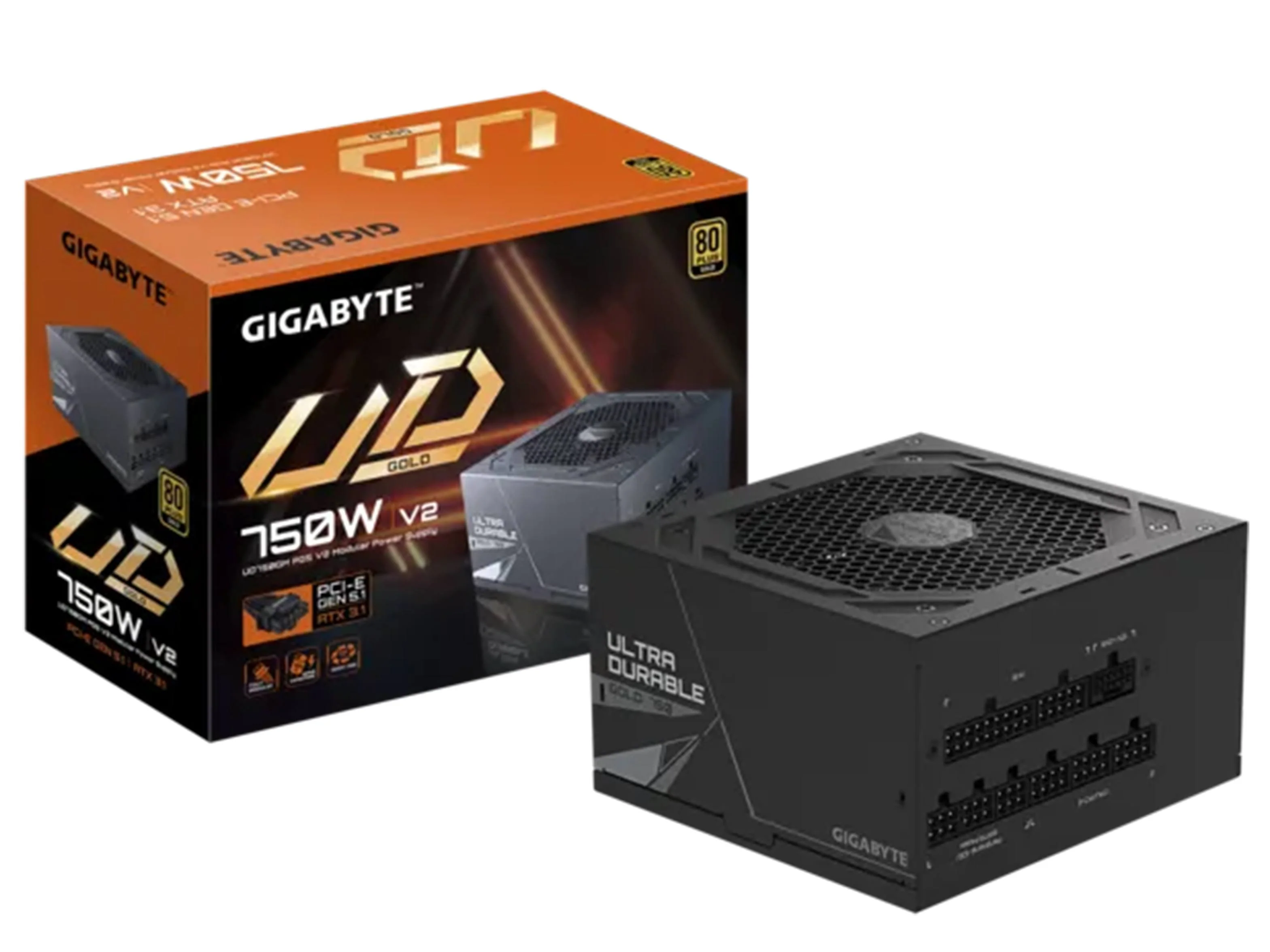 GIGABYTE UD750GM PG5 V2 750W 80+ Gold Fully Modular ATX 3.0 Power Supply - Image 7