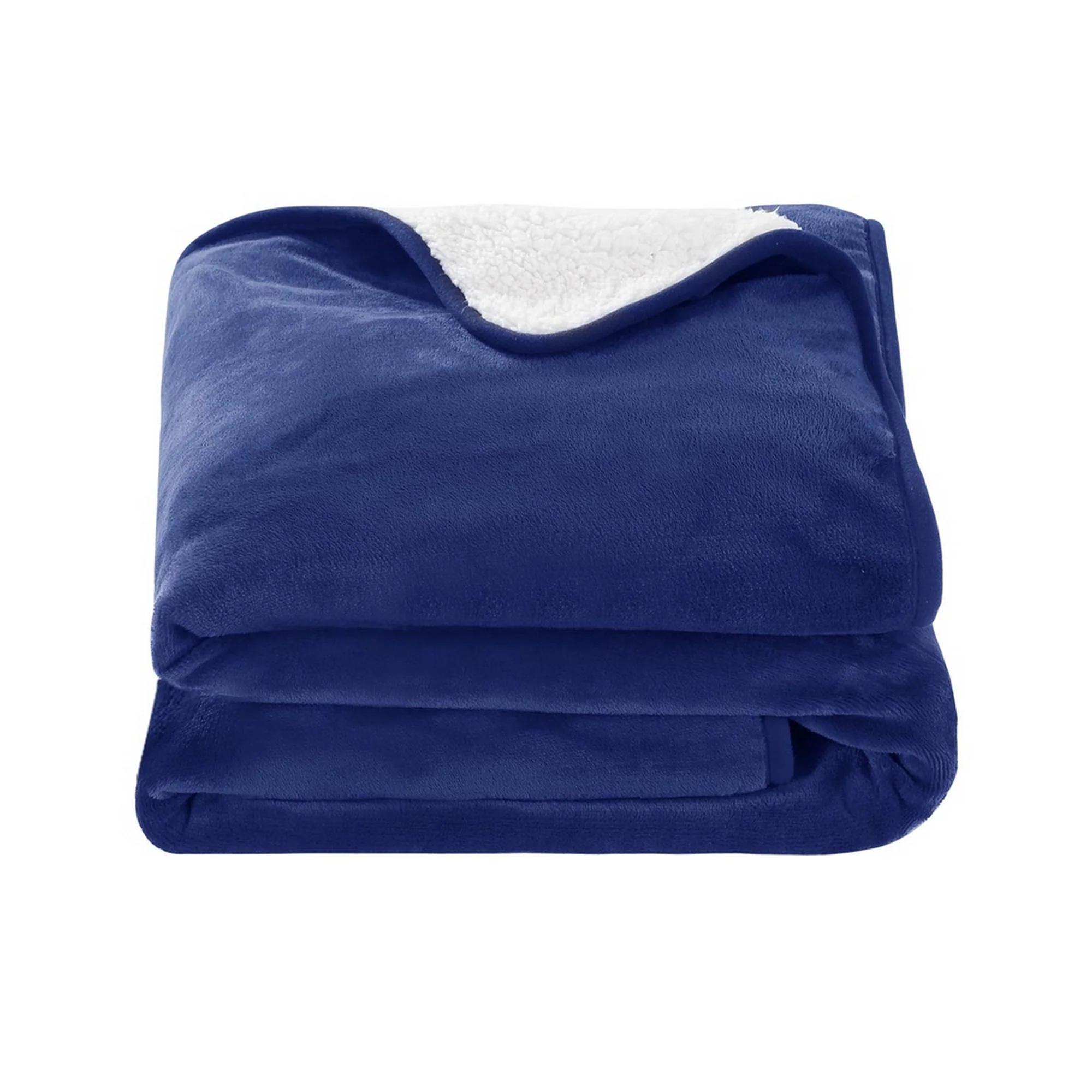 Giselle Electric Throw Rug Heated Blanket Double Sided (Blue) - Image 4