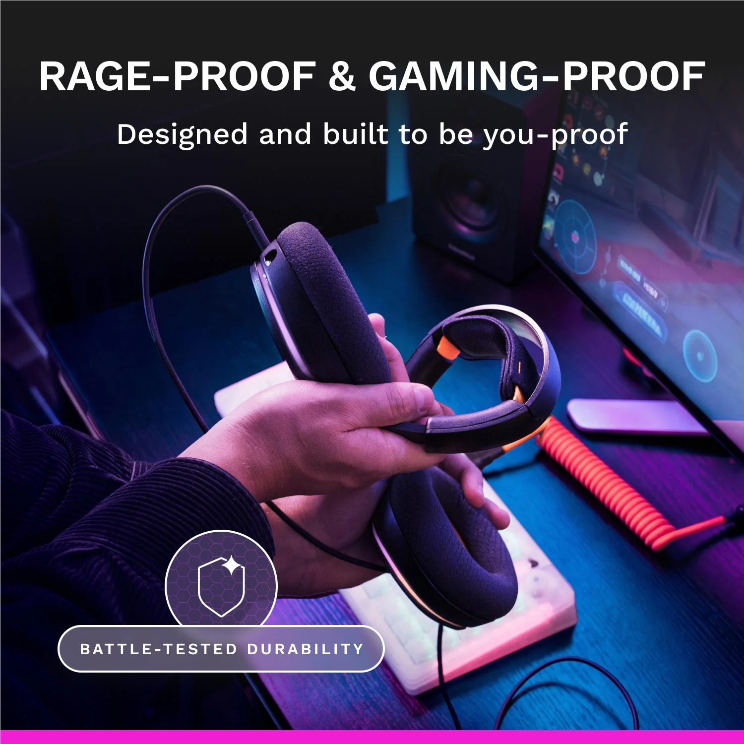 Glorious GHS Eternal RGB Stereo RGB Gaming Headset for PS5, PS4, Switch and PC (Black) - Image 8
