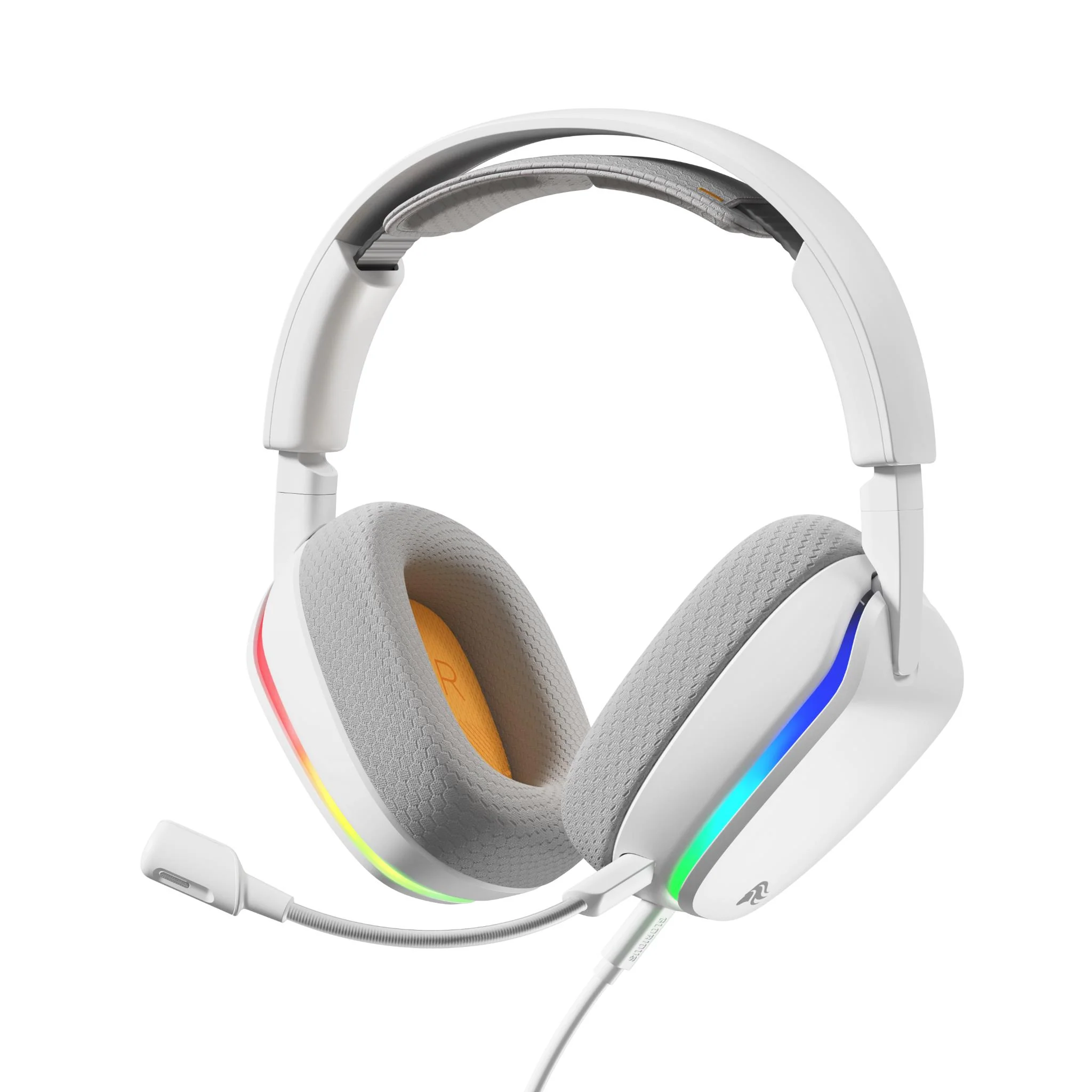 Glorious GHS Eternal RGB Stereo RGB Gaming Headset for PS5, PS4, Switch and PC (White) - Image 2