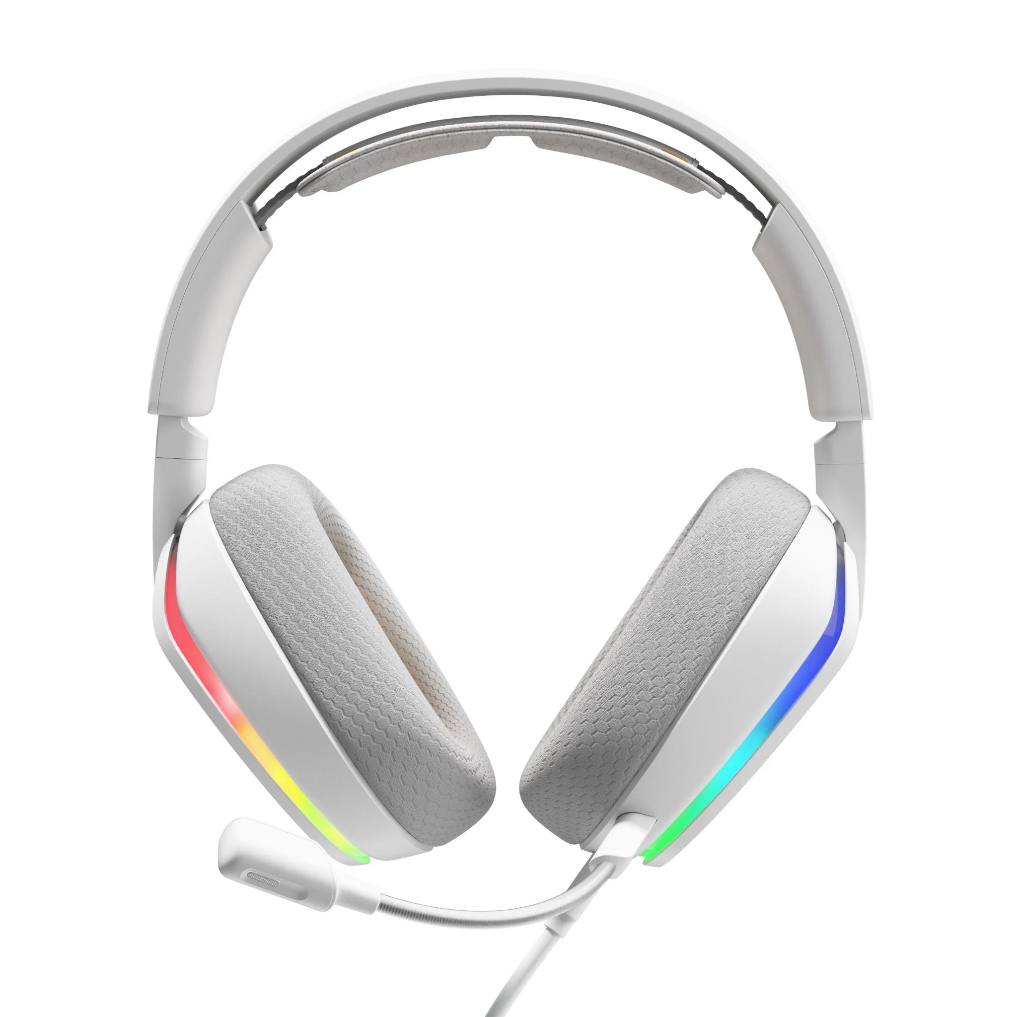 Glorious GHS Eternal RGB Stereo RGB Gaming Headset for PS5, PS4, Switch and PC (White) - Image 3