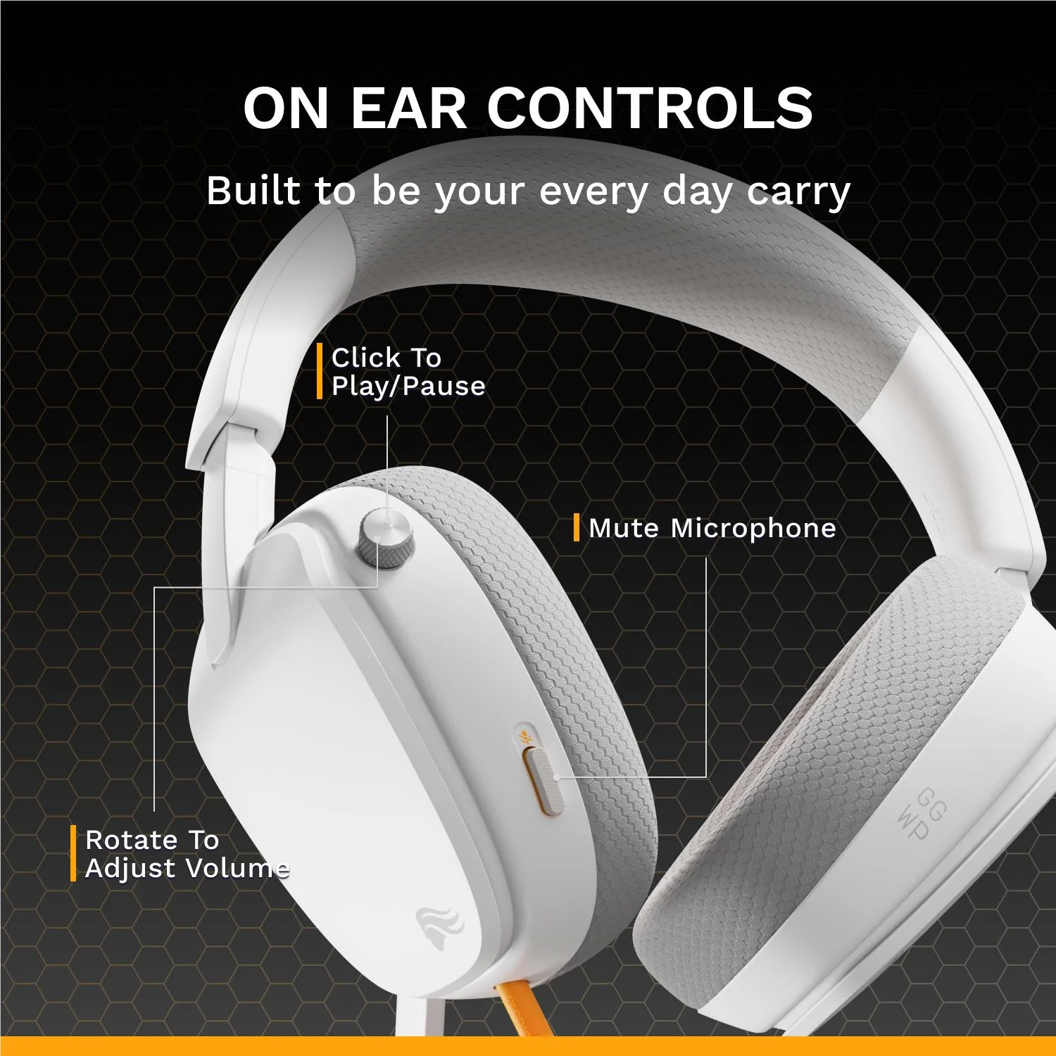 Glorious GHS Eternal Stereo Gaming Headset for PS5, PS4, Xbox, Switch and PC (White) - Image 8
