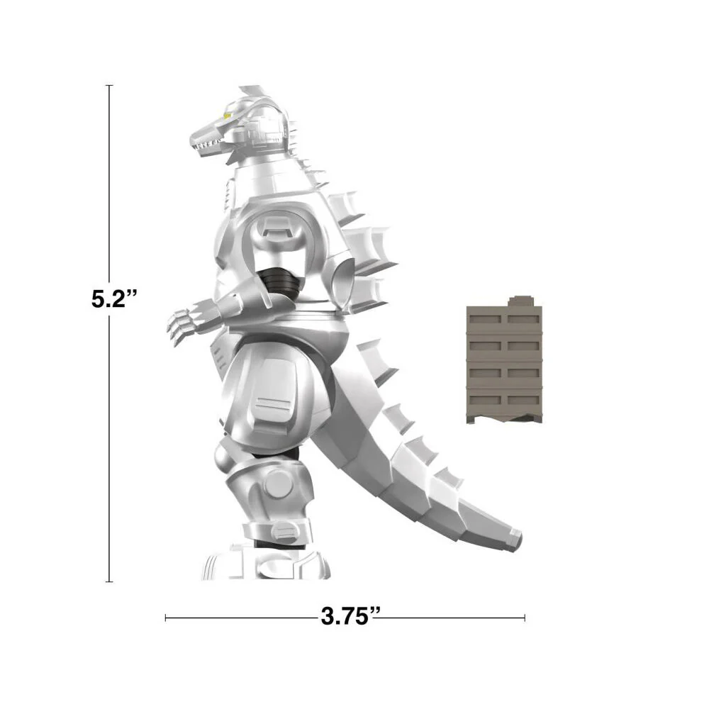 Godzilla Mechagodzilla 11 1993 Super Kaiju Action Figure Display 5.5" - Image 5