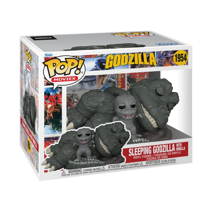 Godzilla - Sleeping Godzilla with Minnila 6" Pop! Vinyl - Image 2