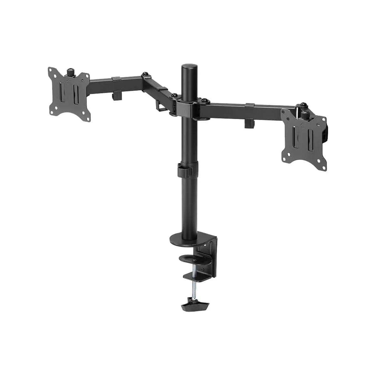 Goobay Dual Computer Monitor Desk Mount Flex 43-81cm (Black) - Image 2