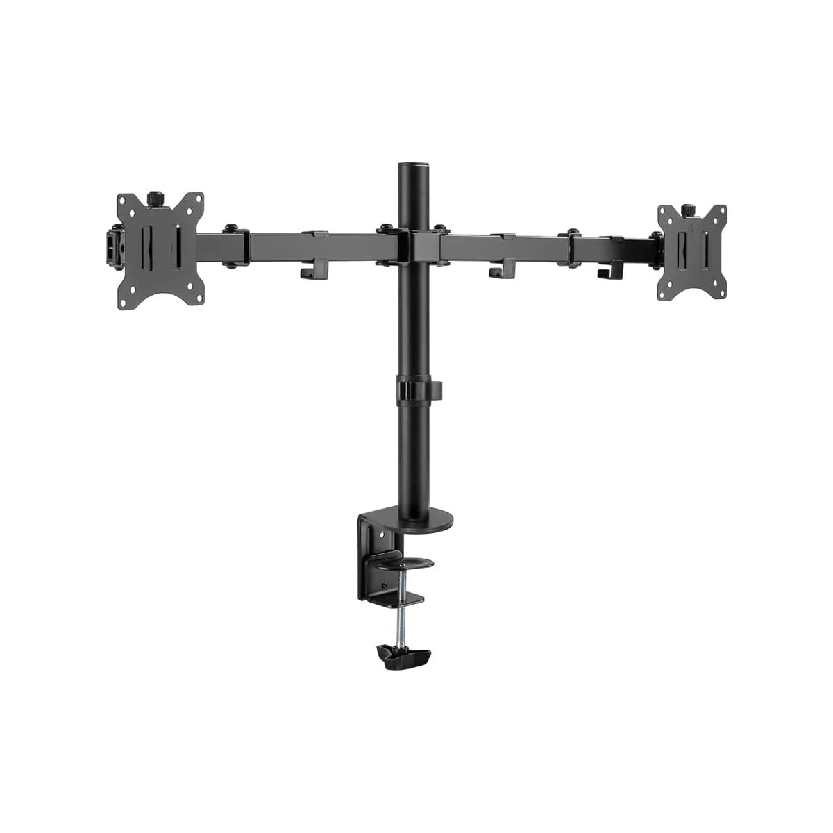 Goobay Dual Computer Monitor Desk Mount Flex 43-81cm (Black) - Image 3