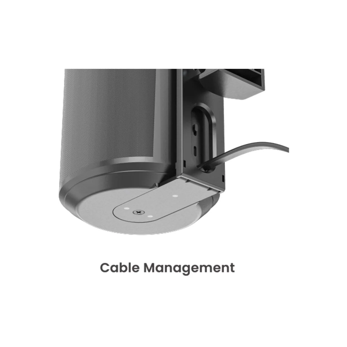 Goobay Speaker Wall Mount Modern Era 1 Flex, 2 pieces, compatible with the Sonos Era 100, swivelling and tilting speaker mount - White - Image 3