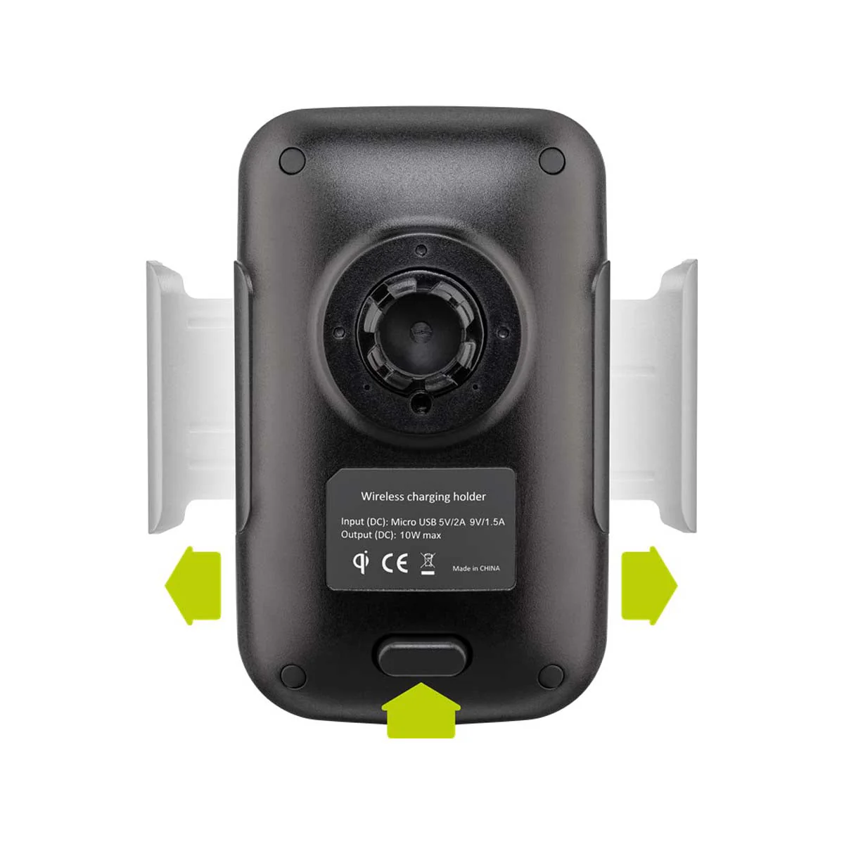 Goobay Wireless Fast Charging Window Mount Phone Holder 10W (Black) - Image 5