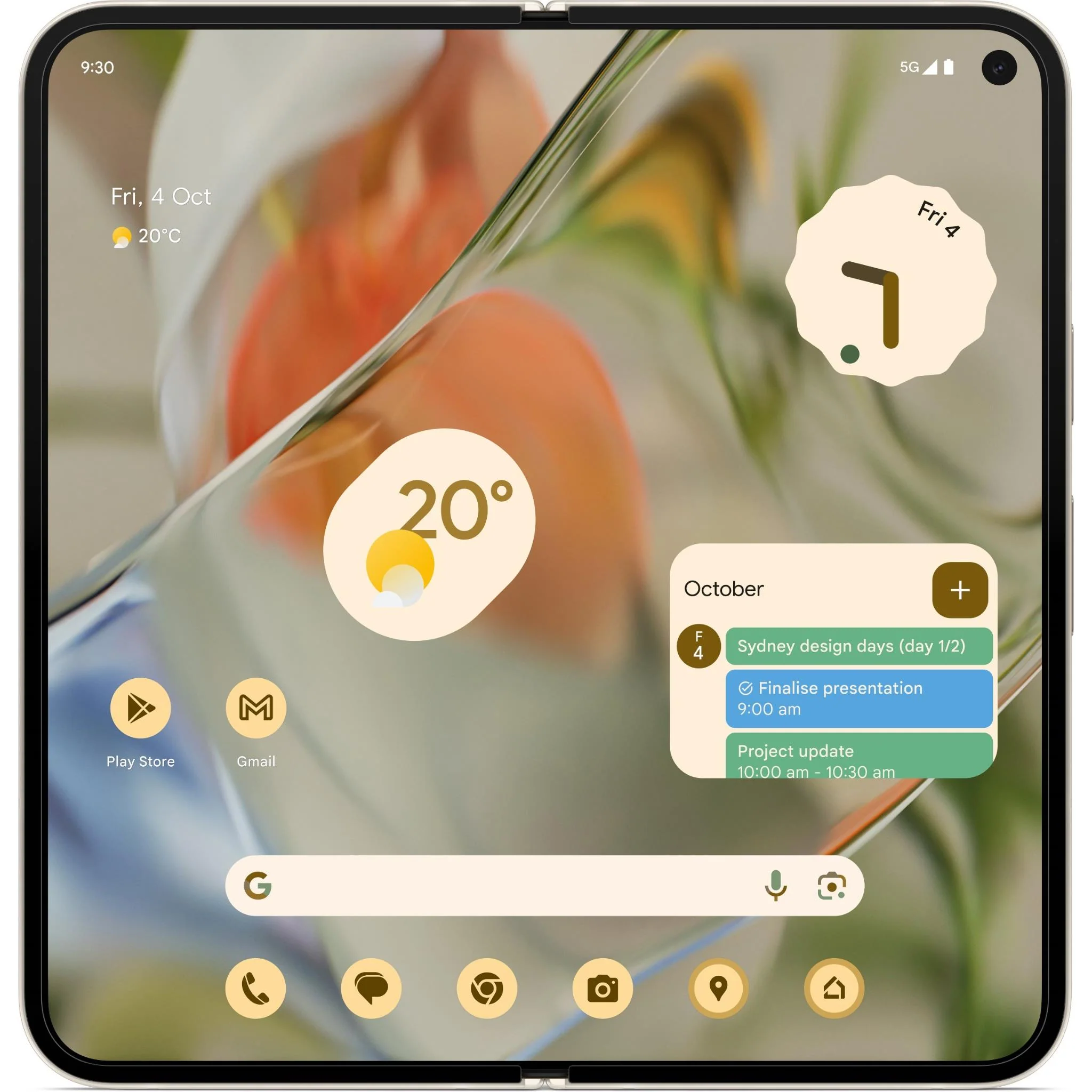 Google Pixel 9 Pro Fold 5G 256GB (Porcelain) - Image 3