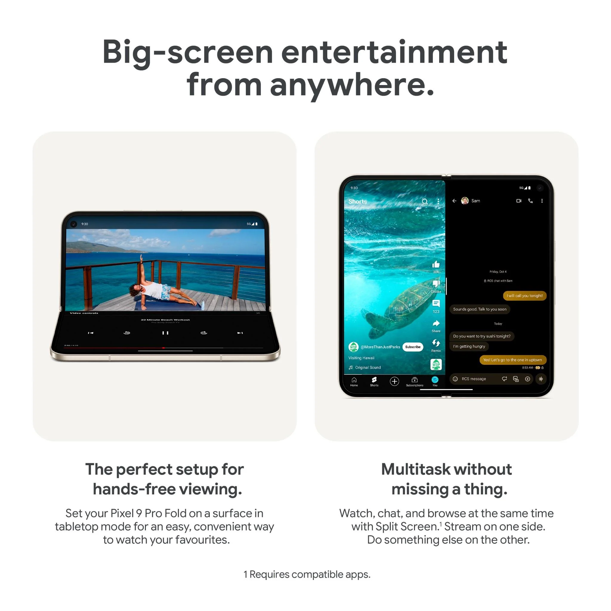 Google Pixel 9 Pro Fold 5G 256GB (Porcelain) - Image 8