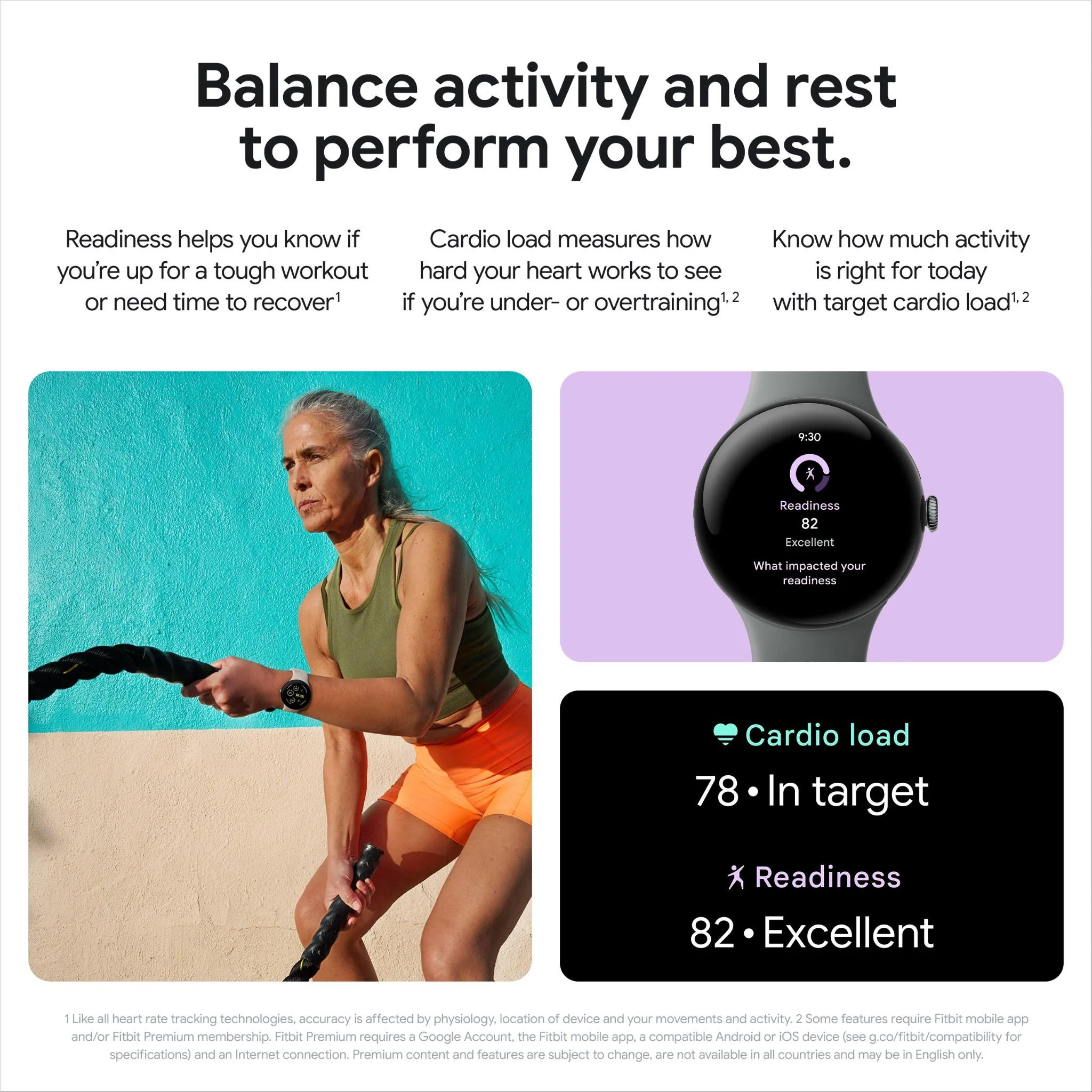 Google Pixel Watch 3 Wi-Fi 41mm ( Matte Black with Obsidian Active Band) - Image 10