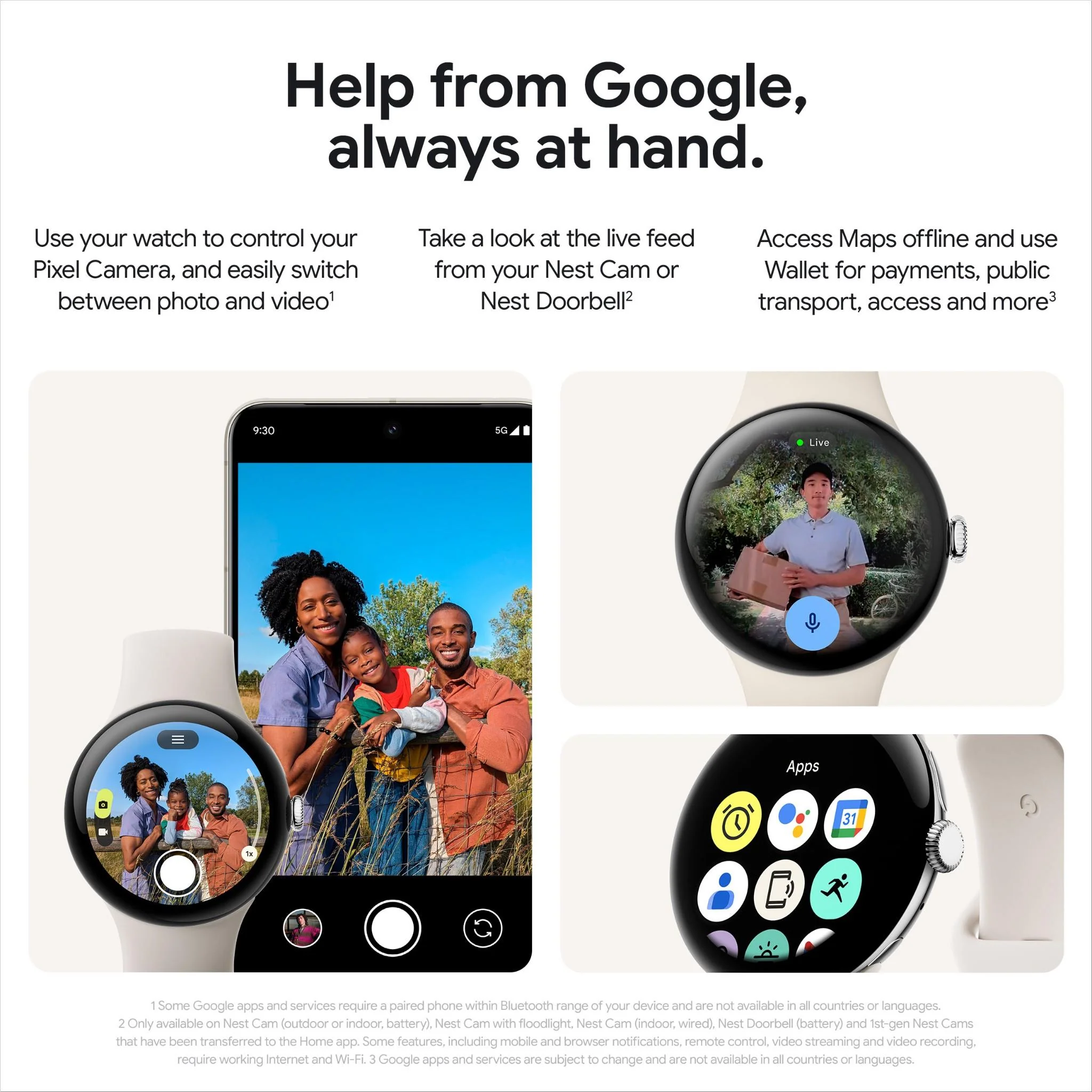 Google Pixel Watch 3 Wi-Fi 41mm ( Matte Black with Obsidian Active Band) - Image 13