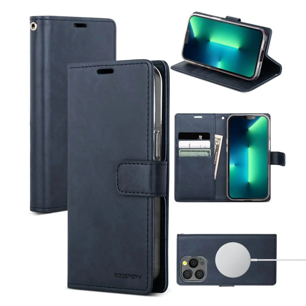 Goospery Bluemoon Diary Case for iPhone 16e with MagSafe (Mint) - Image 3