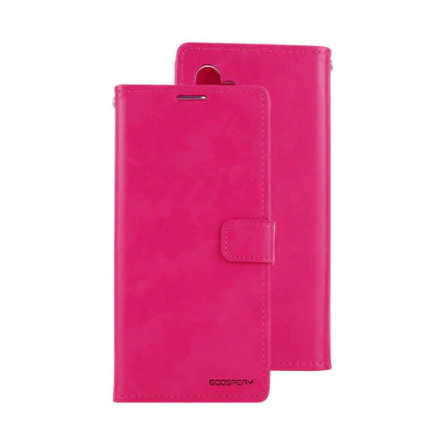 Goospery Bluemoon Diary for Galaxy S10 in Black, Brown, Gold, Mint, Navy, Red, Rose Gold, Wine - Wine - Image 2