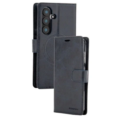 Goospery Bluemoon Diary for Samsung Galaxy S25 FE Magsafe (Navy) - Image 2