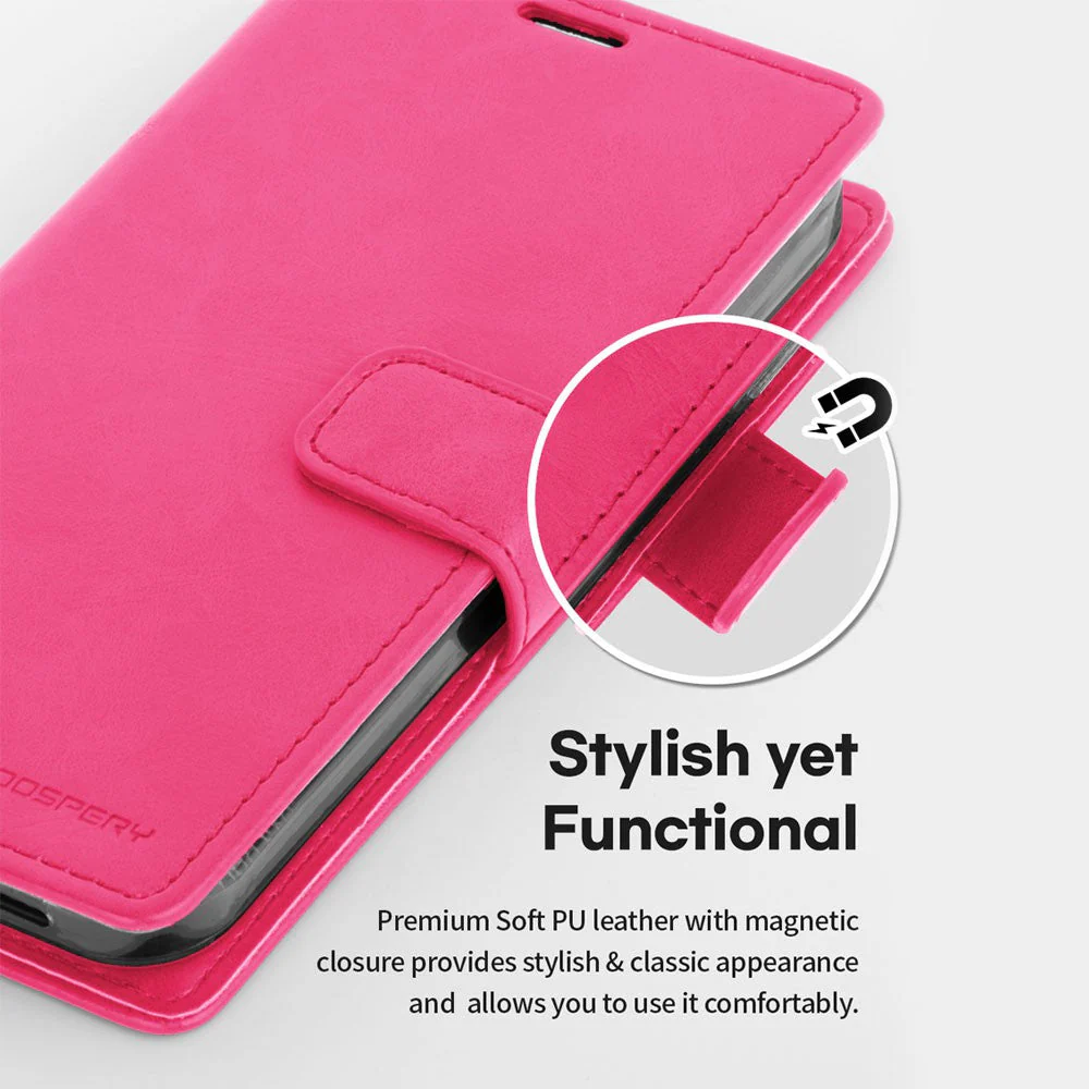 Goospery Bluemoon Diary for Samsung Galaxy S25 Ultra - Black, Magsafe - Image 4