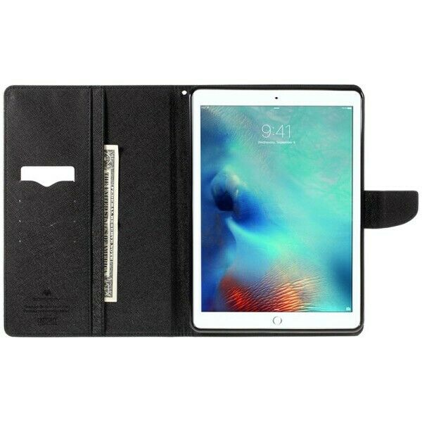 Goospery Fancy Diary Case for iPad 9.7" - Navy/Lime - Image 3