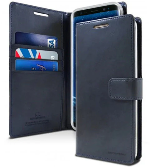 Goospery Magsafe Bluemoon Diary for Galaxy S24 FE - Navy - Image 2