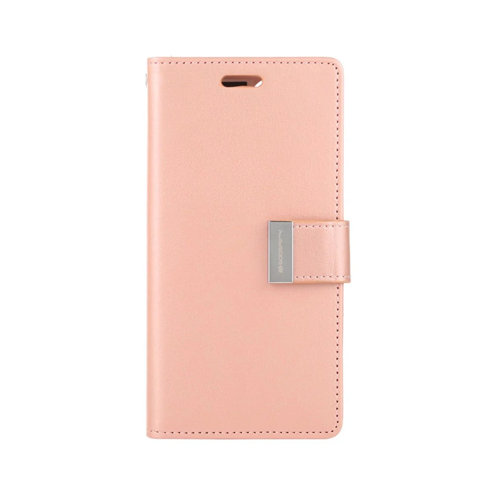 Goospery Rich Diary case for iPhone 15 - Gold - Image 4