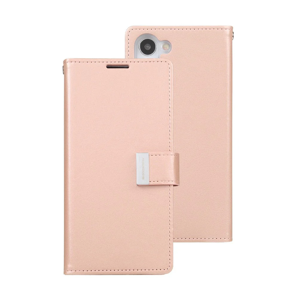 Goospery Rich Diary Case for Samsung Galaxy S23 Plus - Rose Gold - Image 5