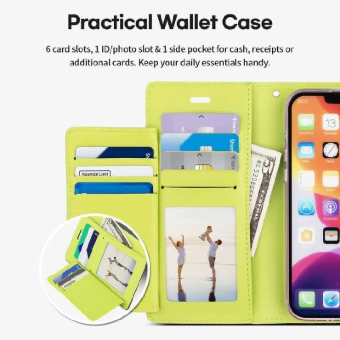 Goospery Rich Diary for iPhone 16 Plus - Mint - Image 2