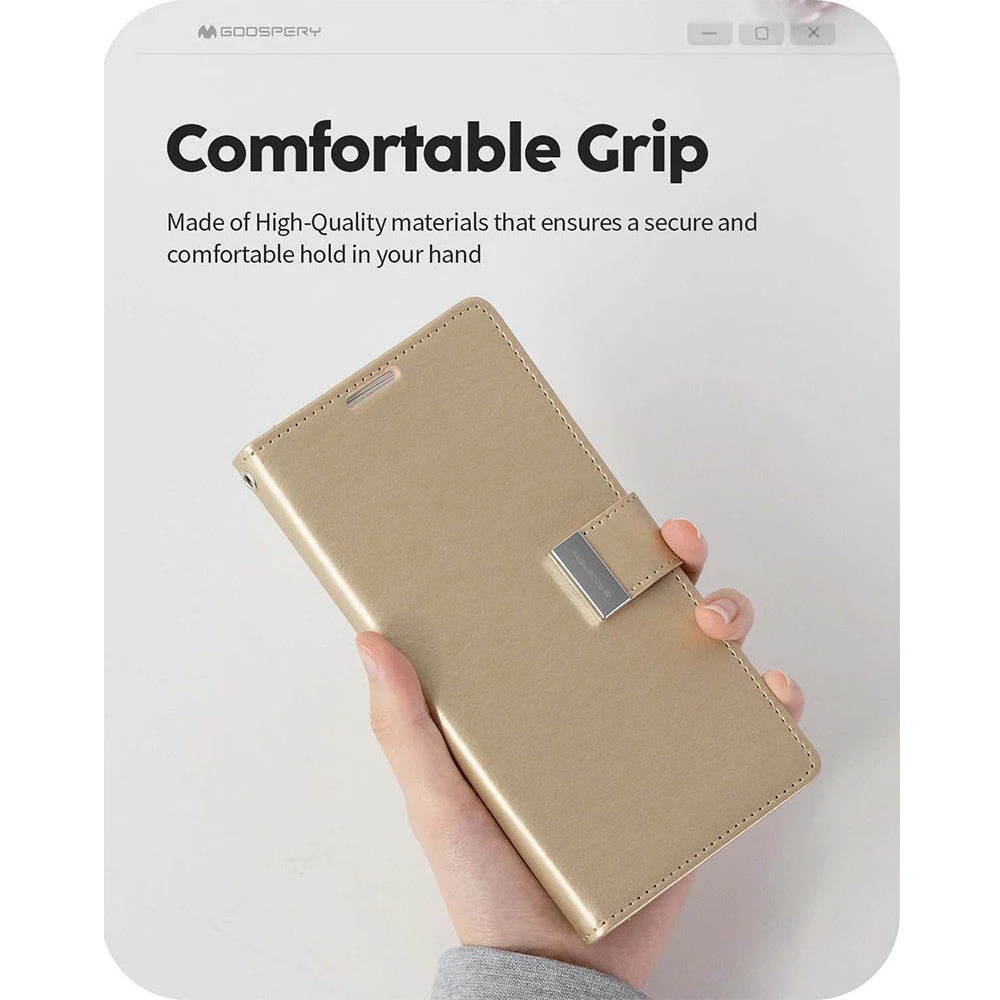 Goospery Rich Diary for Samsung Galaxy S25 Plus - Mint, MagSafe - Image 3