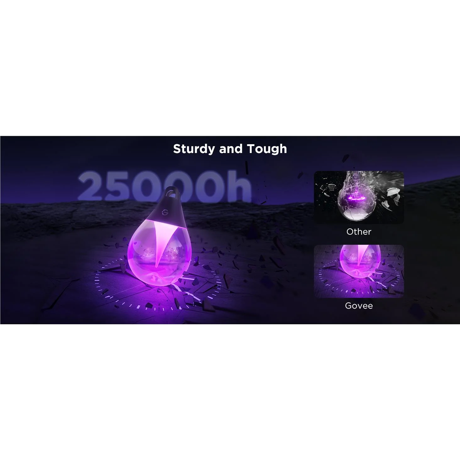 Govee Outdoor Clear Bulb String Lights (15m) - Image 10