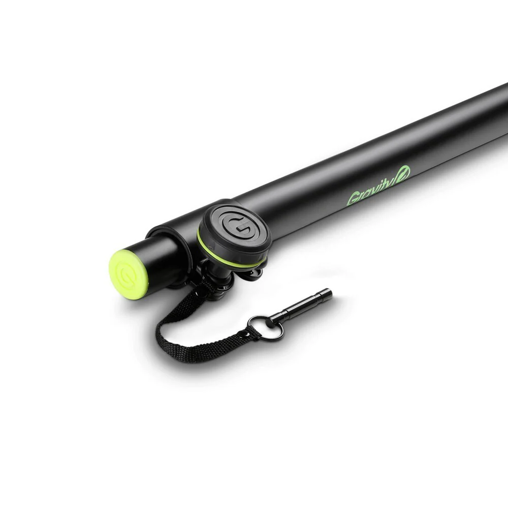 Gravity 140cm Adjustable 35mm to 35mm Steel Pole Stand SP3332B For Speaker Black - Image 4