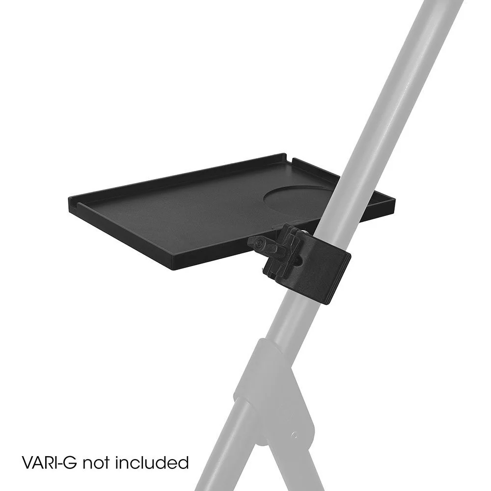 Gravity MATRAY3 Tiltable 22cm Traveler Tray Attachment For Mic/Guitar Stand Black - Image 3